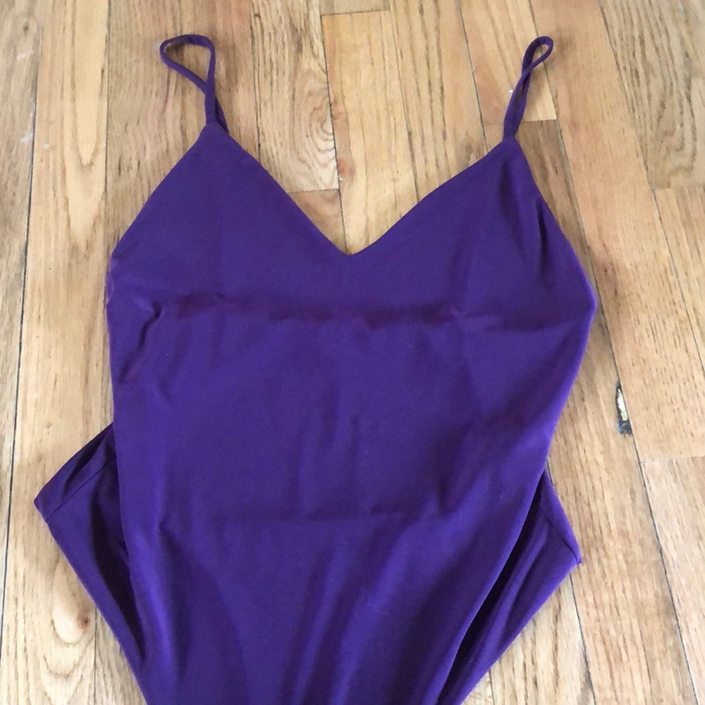 Purple boutique brand bodysuit